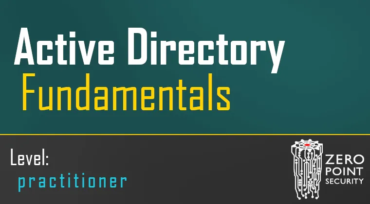 Active Directory Fundamentals